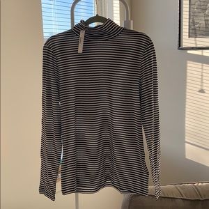 Tissue turtleneck striped J. Crew